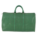 Louis Vuitton Keepall Bag Epi Leather Green Leather Travel Bag Bag (Pre-Owned)