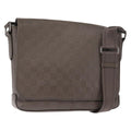 Louis Vuitton District Messenger Bag Damier Infini Leather Gray Leather Shoulder Bag Bag (Pre-Owned)
