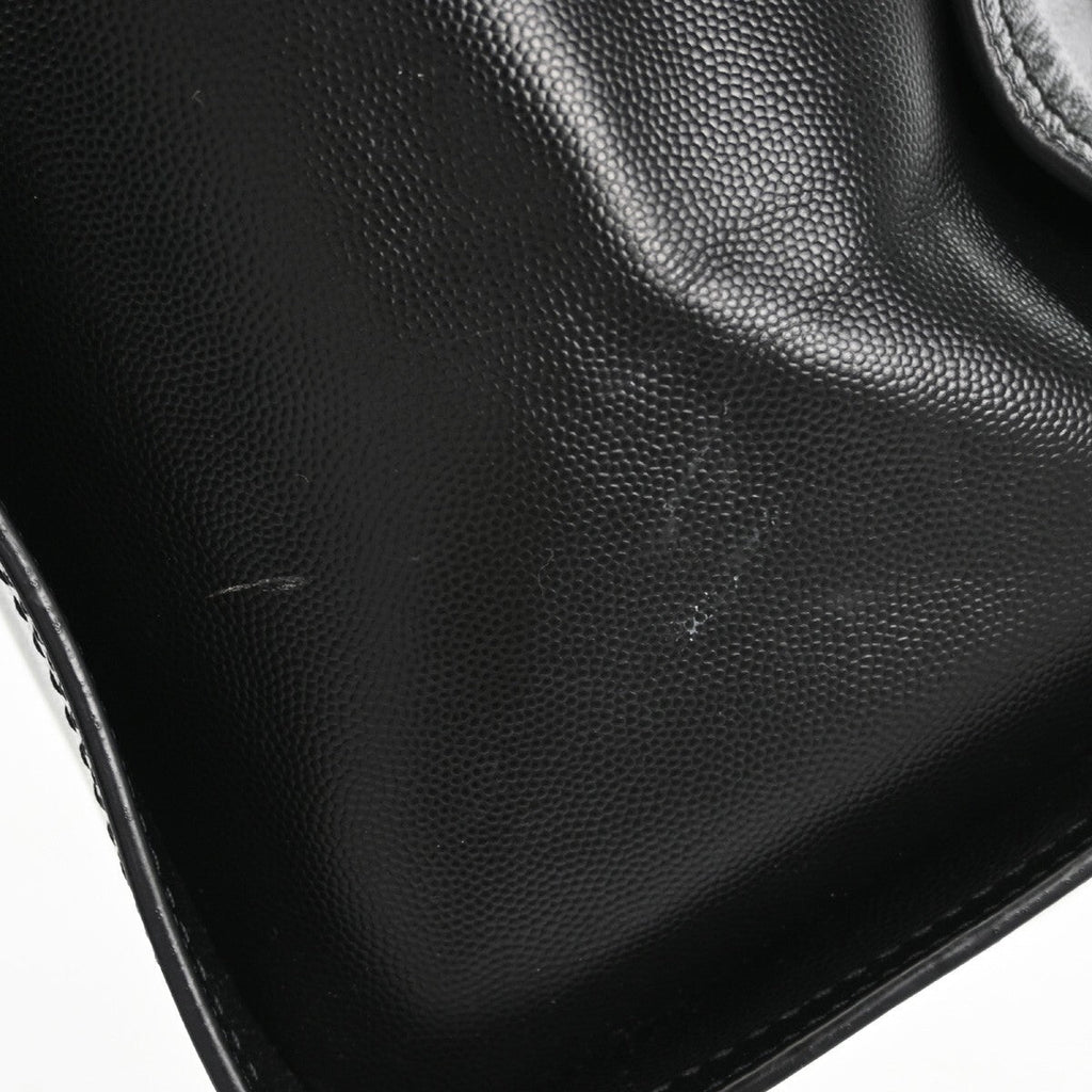 Chanel Deauville Tote Studded Caviar Black Leather Tote Bag Bag (Pre-Owned)