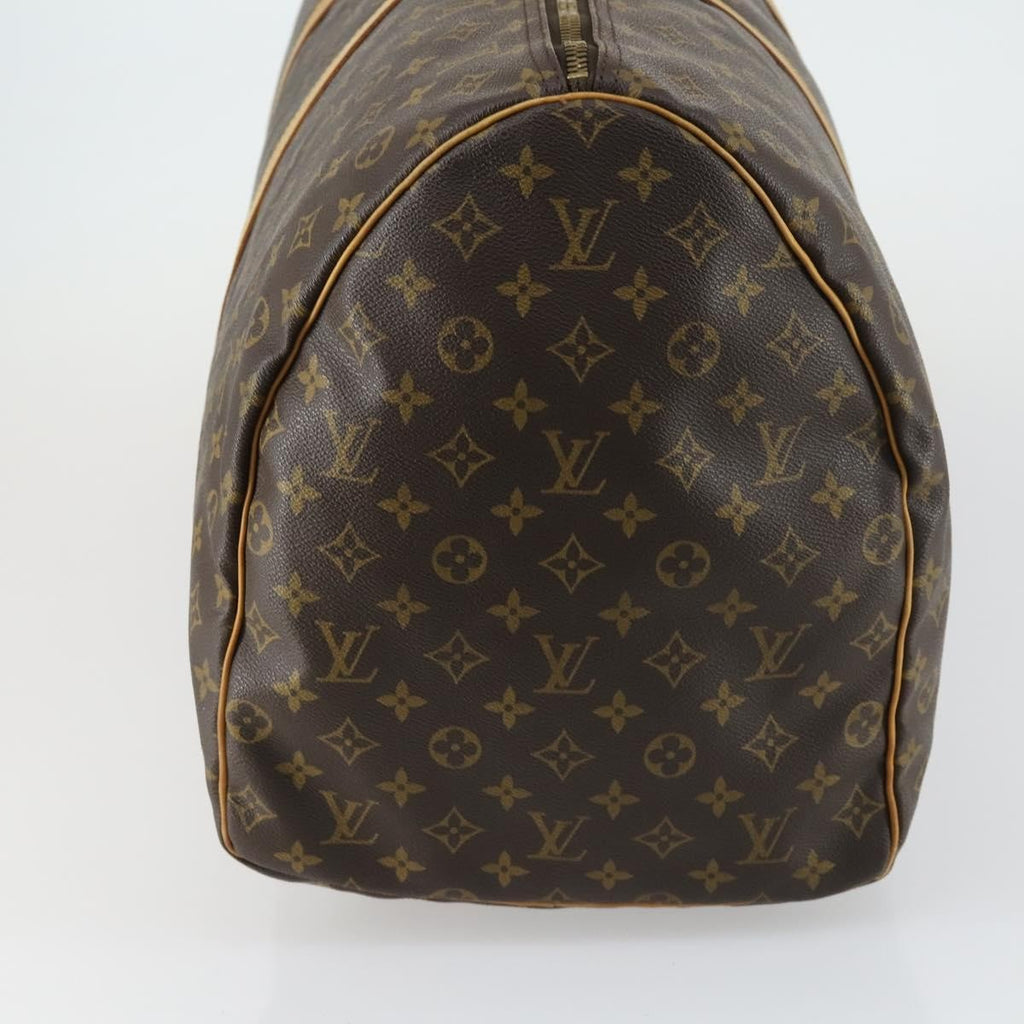 Louis Vuitton Keepall Bag Monogram Canvas Brown Canvas Travel Bag Bag (Pre-Owned)