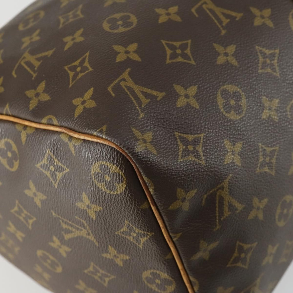 Louis Vuitton Keepall Bag Monogram Canvas Brown Canvas Travel Bag Bag (Pre-Owned)