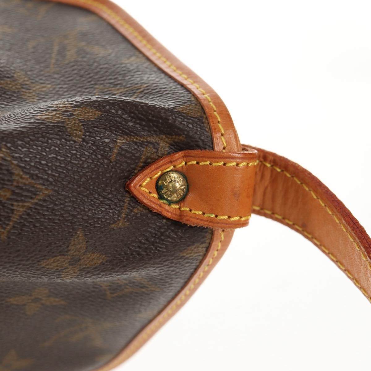 Louis Vuitton Saumur Handbag Monogram Canvas Brown Canvas Shoulder Bag Bag (Pre-Owned)