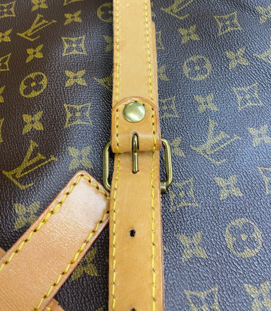 Louis Vuitton Sac Chasse Hunting Bag Monogram Canvas Brown Canvas Briefcase Bag (Pre-Owned)