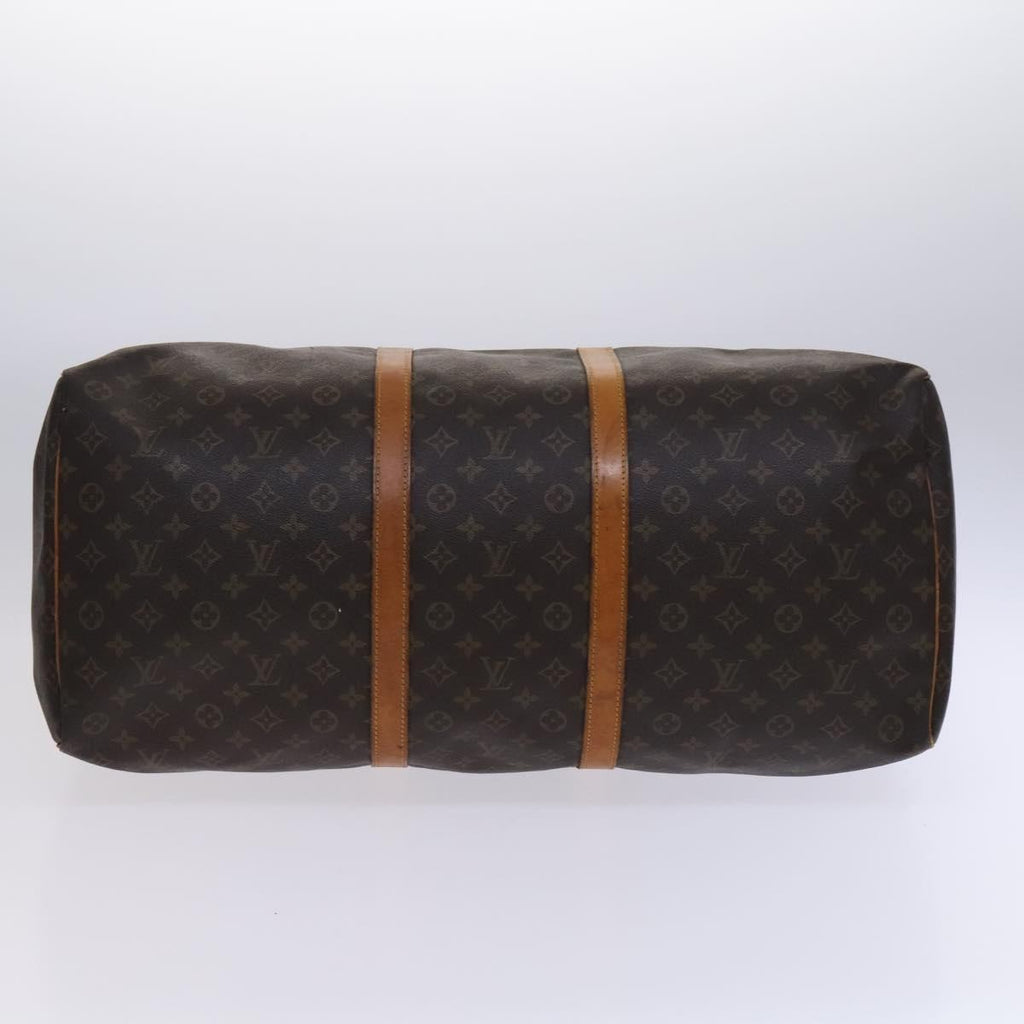 Louis Vuitton Keepall Bag Monogram Canvas Brown Canvas Travel Bag Bag (Pre-Owned)