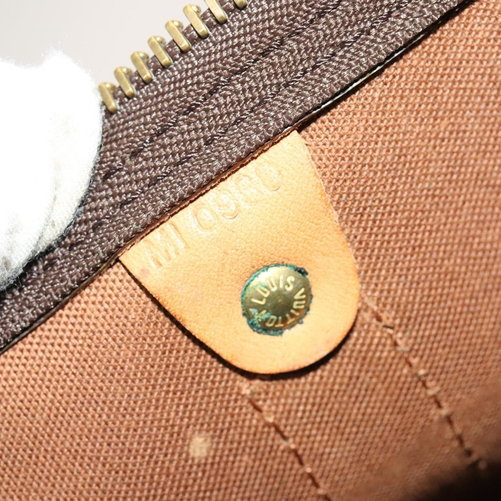 Louis Vuitton Keepall Bag Monogram Canvas Brown Canvas Travel Bag Bag (Pre-Owned)