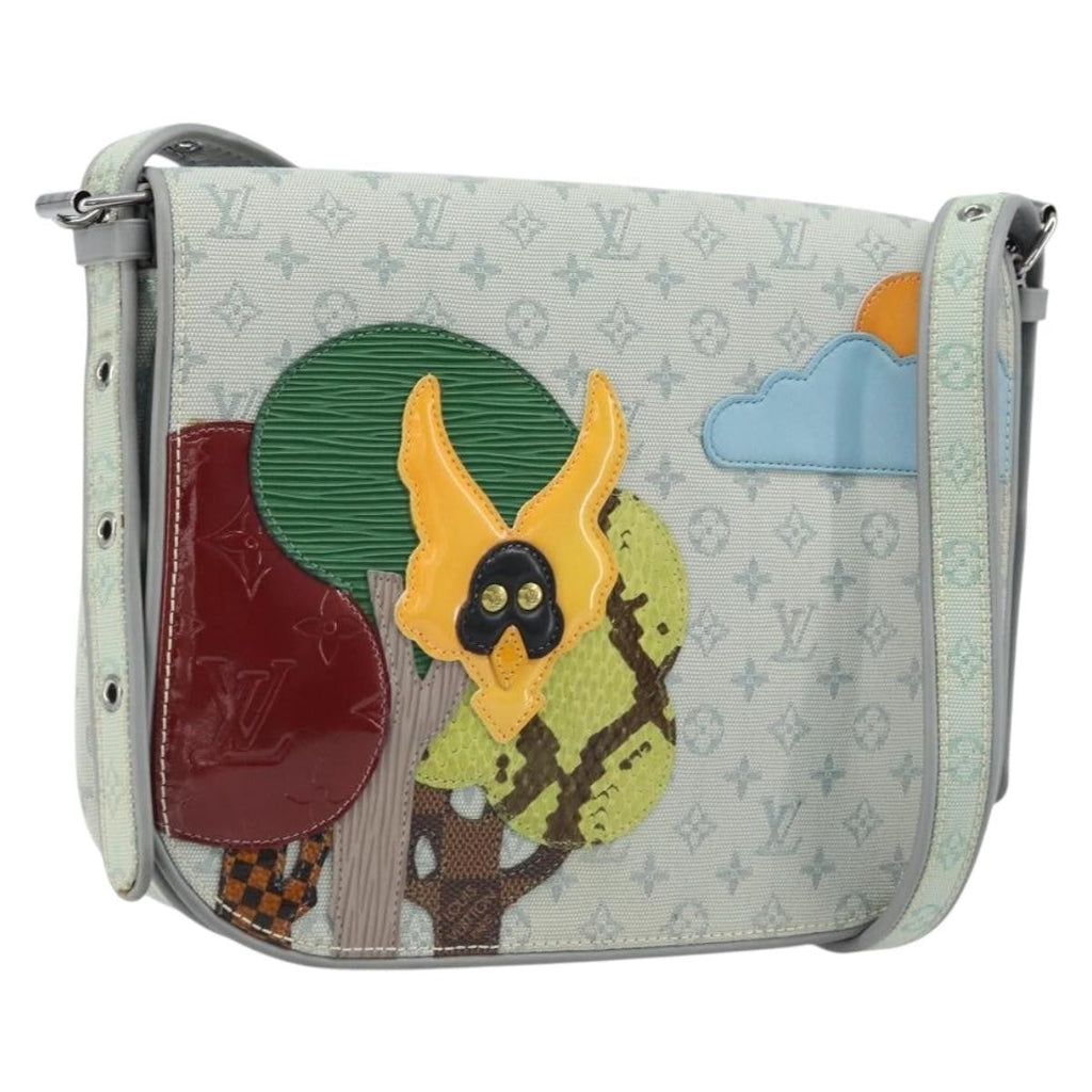 Louis Vuitton Conte De Fees Musette Shoulder Bag Monogram Patchwork Gray Canvas Shoulder Bag Bag (Pre-Owned)