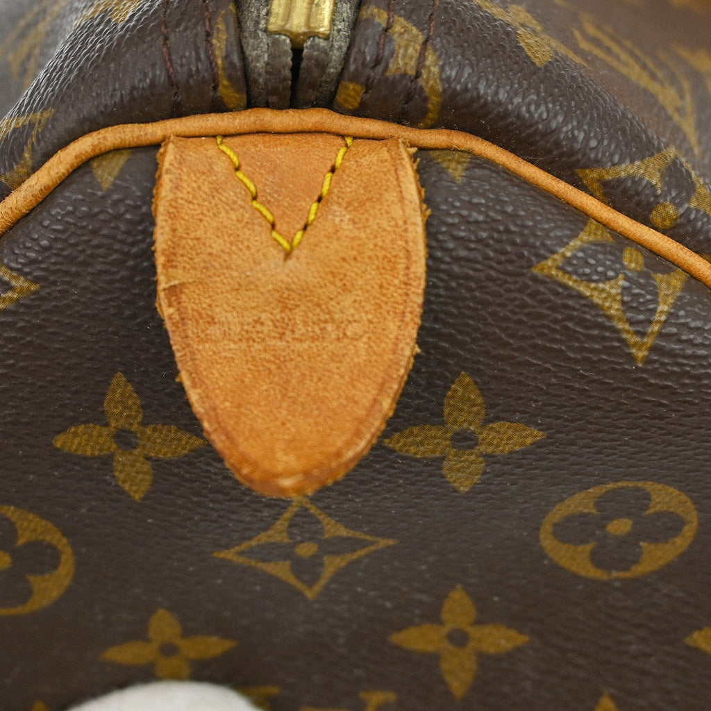 Louis Vuitton Keepall Bag Monogram Canvas Brown Canvas Travel Bag Bag (Pre-Owned)
