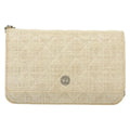 Chanel Wallet On Chain Tweed White Tweed Shoulder Bag Bag (Pre-Owned)
