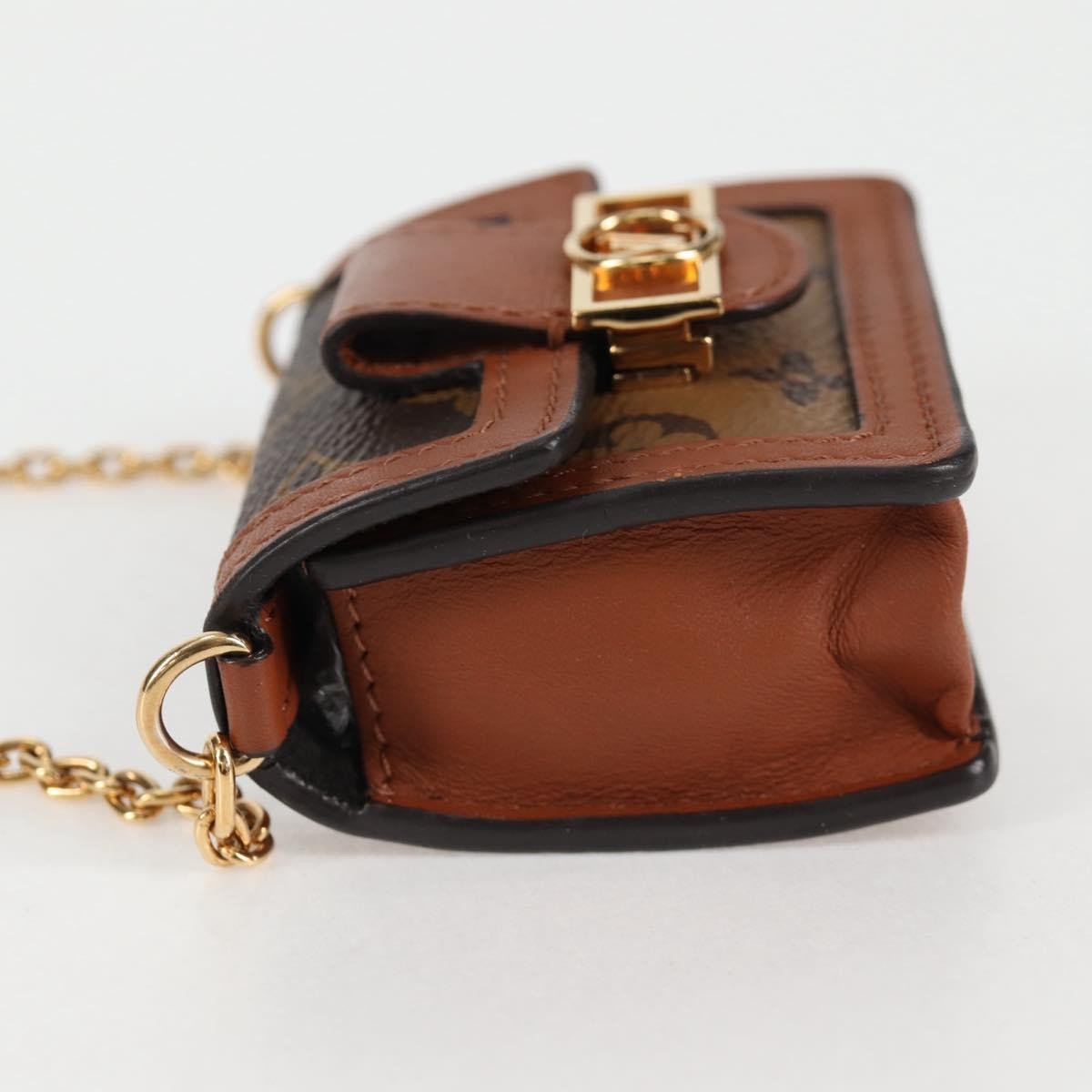 Louis Vuitton Dauphine Shoulder Bag Reverse Monogram Canvas Brown Canvas Clutche & Pouche Bag (Pre-Owned)