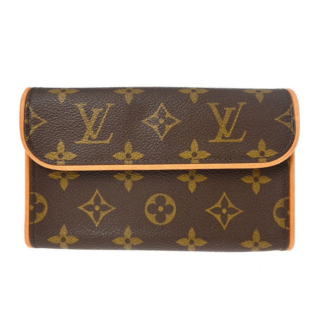 Louis Vuitton Florentine Pochette Monogram Canvas Brown Canvas Clutche & Pouche Bag (Pre-Owned)