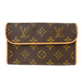 Louis Vuitton Florentine Pochette Monogram Canvas Brown Canvas Clutche & Pouche Bag (Pre-Owned)
