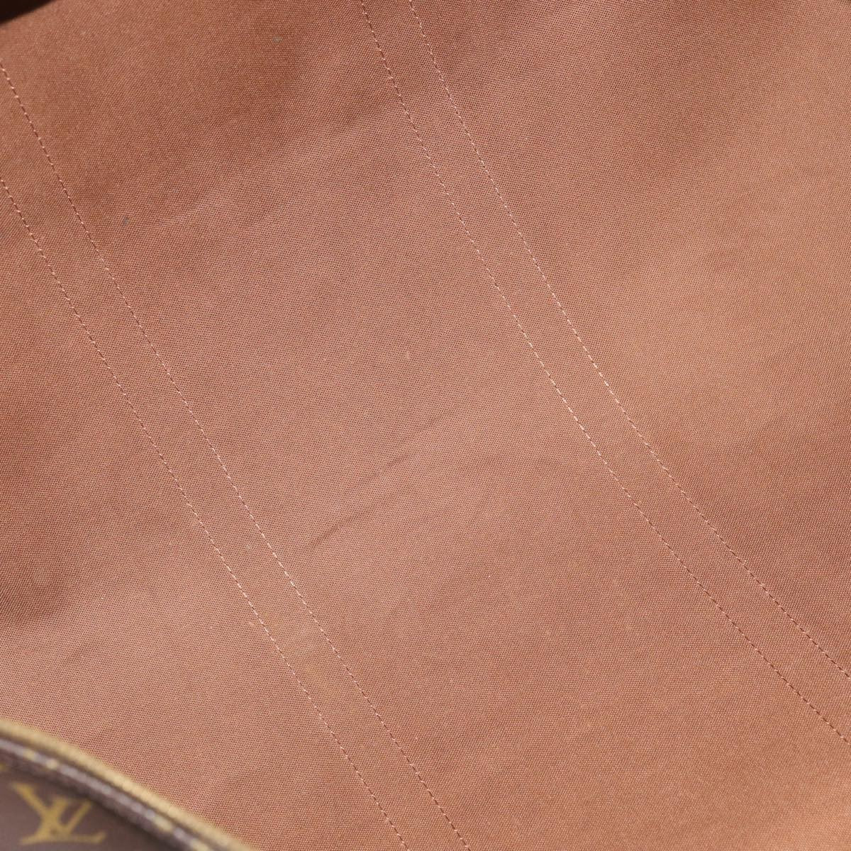Louis Vuitton Keepall Bag Monogram Canvas Brown Canvas Travel Bag Bag (Pre-Owned)