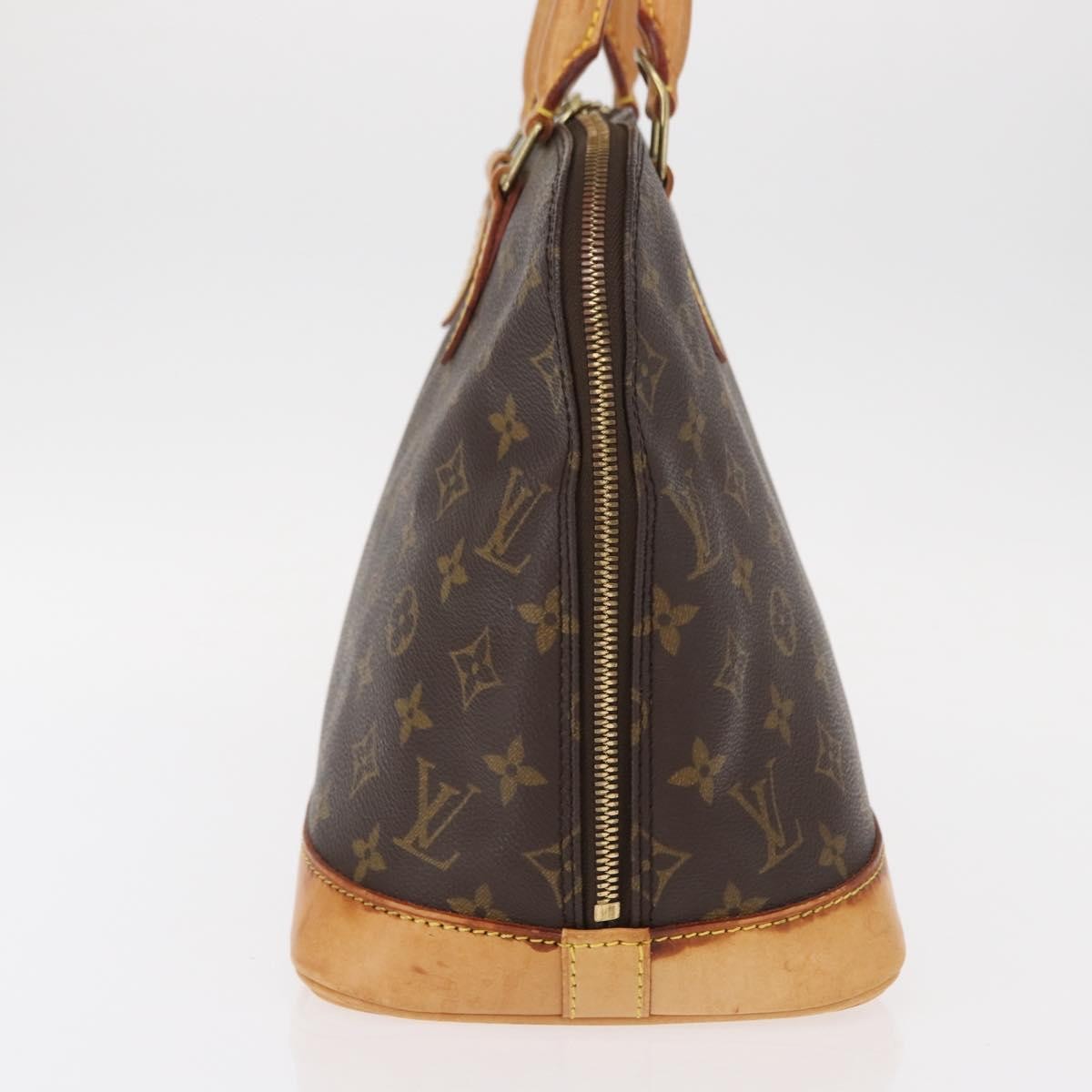 Louis Vuitton Alma Handbag Monogram Canvas Brown Canvas Handbag (Pre-Owned)