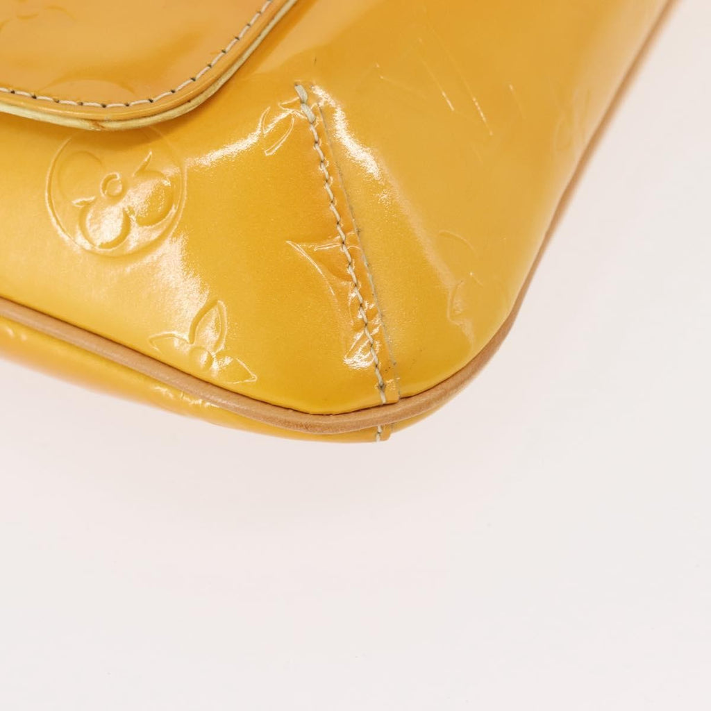 Louis Vuitton Thompson Street Handbag Monogram Vernis Yellow Patent_Leather Shoulder Bag Bag (Pre-Owned)