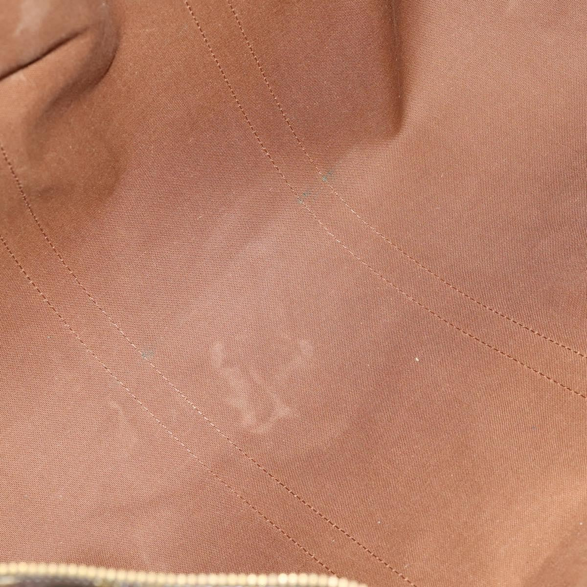 Louis Vuitton Keepall Bag Monogram Canvas Brown Canvas Travel Bag Bag (Pre-Owned)