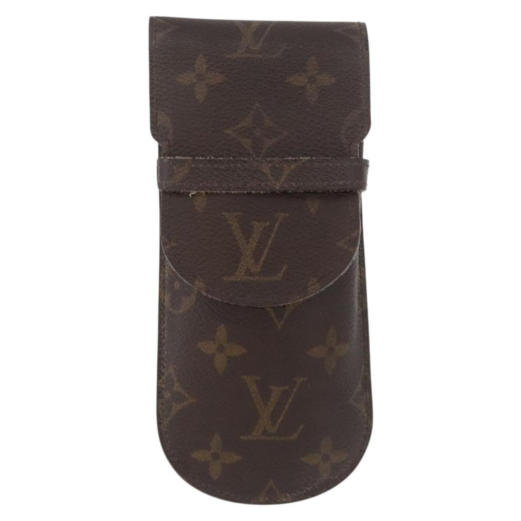 Louis Vuitton Etui À Lunette Canvas Brown Canvas Wallets Accessory (Pre-Owned)