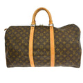Louis Vuitton Keepall Bag Monogram Canvas Brown Canvas Travel Bag Bag (Pre-Owned)