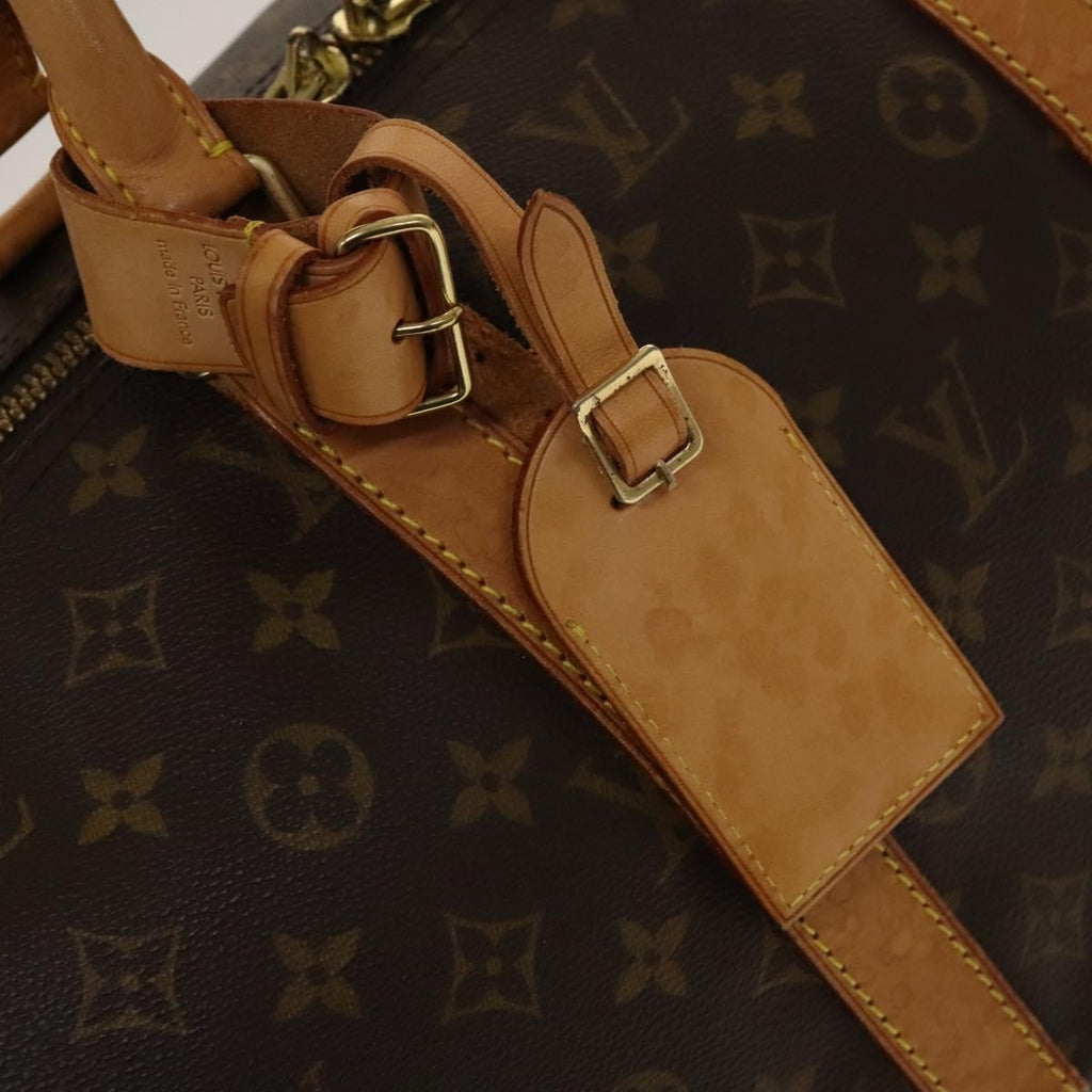 Louis Vuitton Keepall Bag Monogram Canvas Brown Canvas Travel Bag Bag (Pre-Owned)