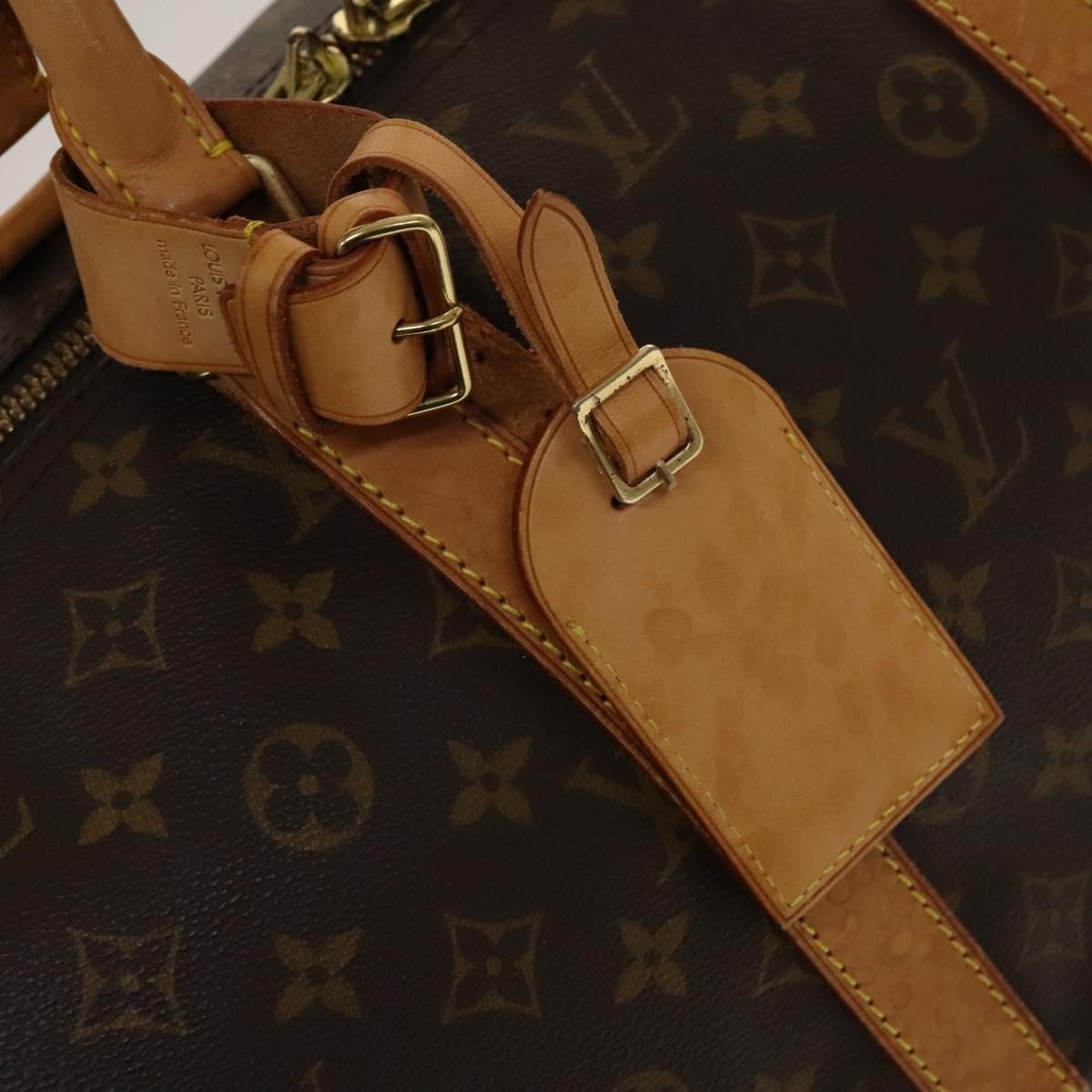 Louis Vuitton Keepall Bag Monogram Canvas Brown Canvas Travel Bag Bag (Pre-Owned)
