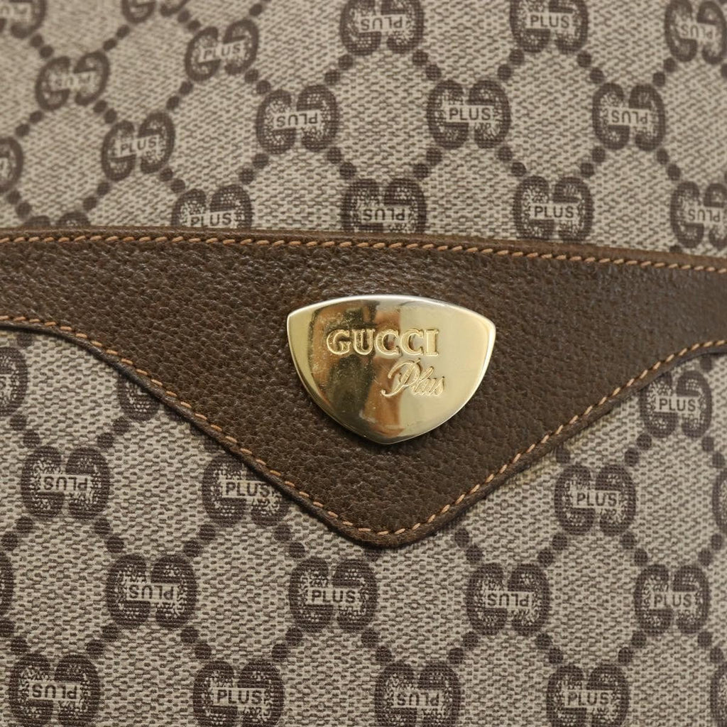 Gucci Ophidia Front Pocket Shopper Tote Gg Coated Canvas Beige Canvas Tote Bag Bag (Pre-Owned)
