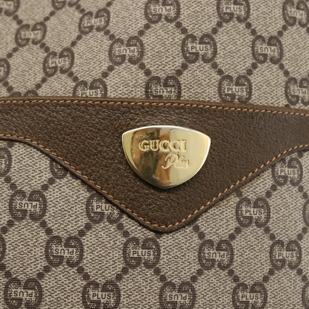Gucci Ophidia Front Pocket Shopper Tote Gg Coated Canvas Beige Canvas Tote Bag Bag (Pre-Owned)