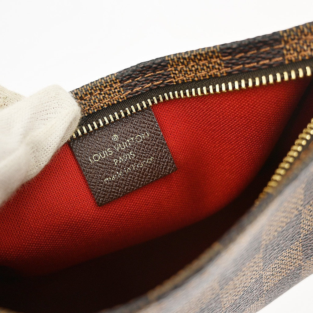 Louis Vuitton Trousse Make Up Bag Damier Canvas Brown Canvas Clutche & Pouche Bag (Pre-Owned)