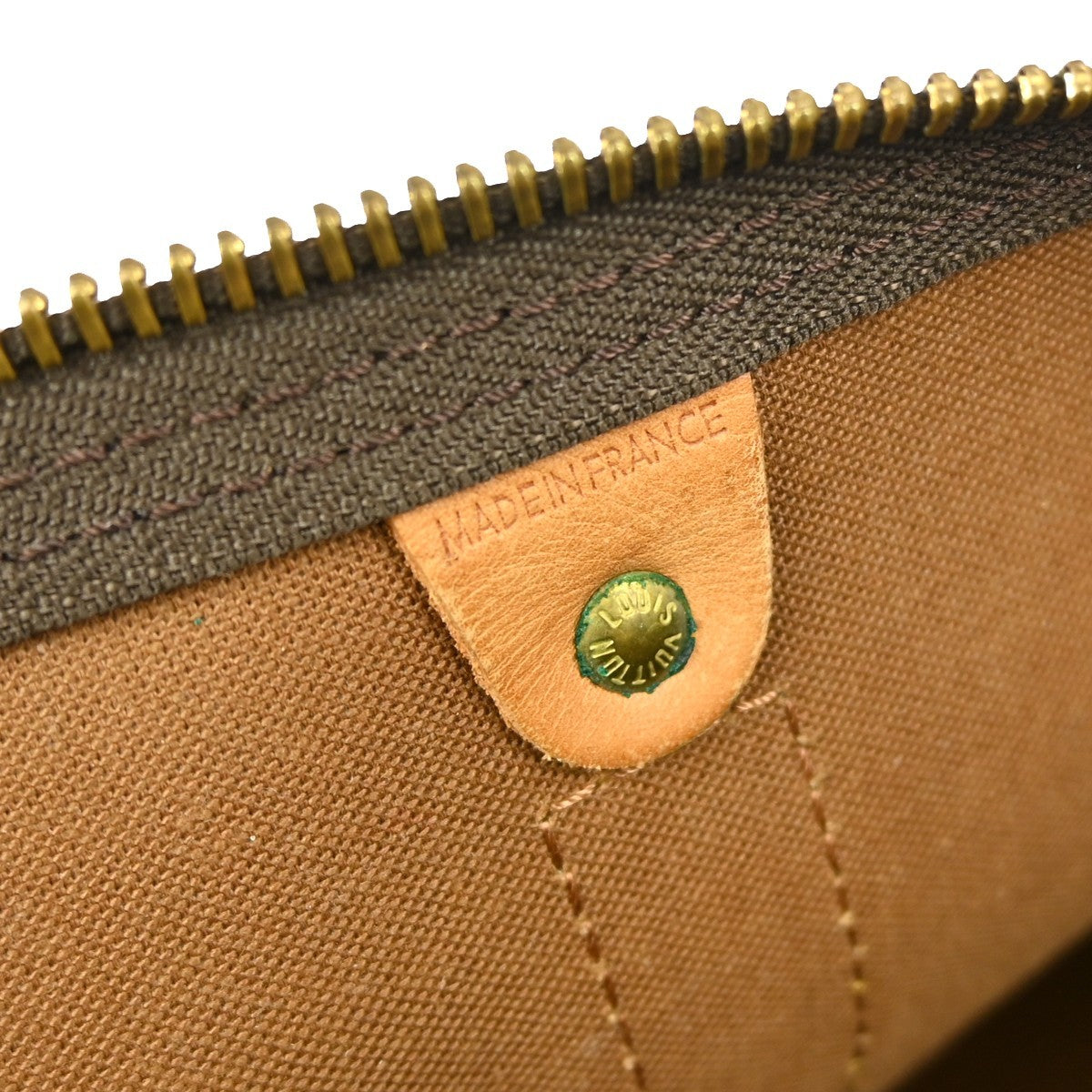 Louis Vuitton Keepall Bag Monogram Canvas Brown Canvas Travel Bag Bag (Pre-Owned)