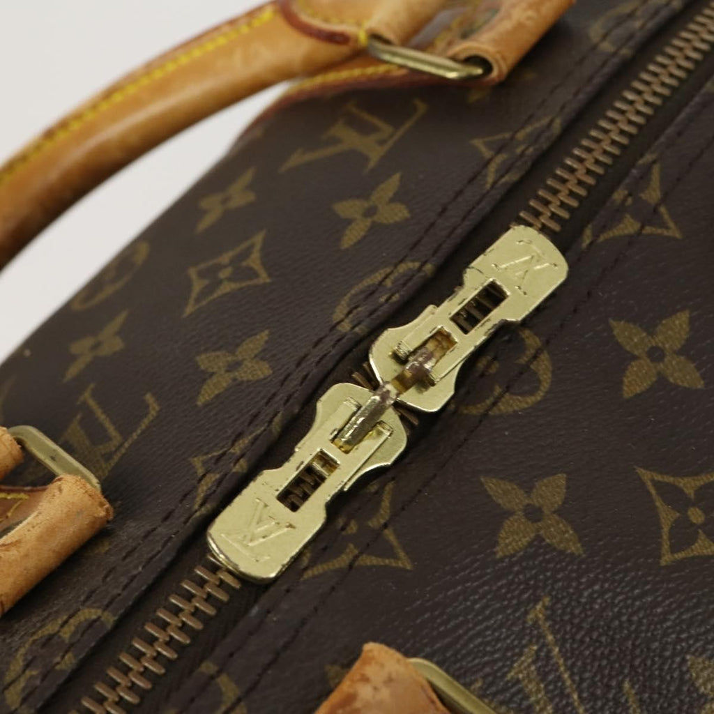 Louis Vuitton Keepall Bag Monogram Canvas Brown Canvas Travel Bag Bag (Pre-Owned)