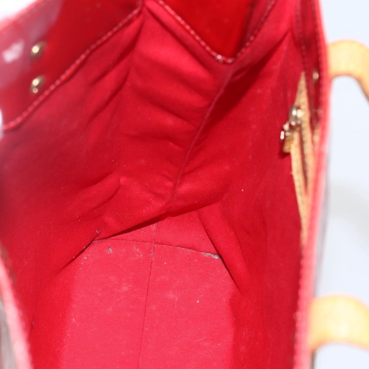 Louis Vuitton Reade Handbag Monogram Vernis Red Patent_Leather Handbag (Pre-Owned)