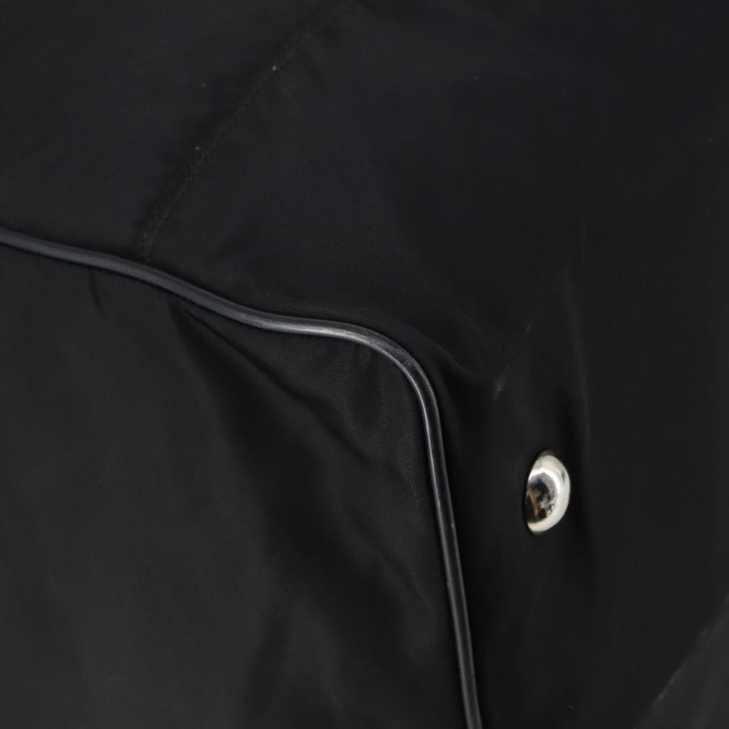 Prada Boston Bag Tessuto Black Nylon Bag (Pre-Owned)