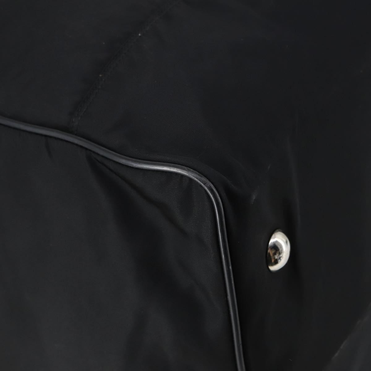 Prada Boston Bag Tessuto Black Nylon Bag (Pre-Owned)