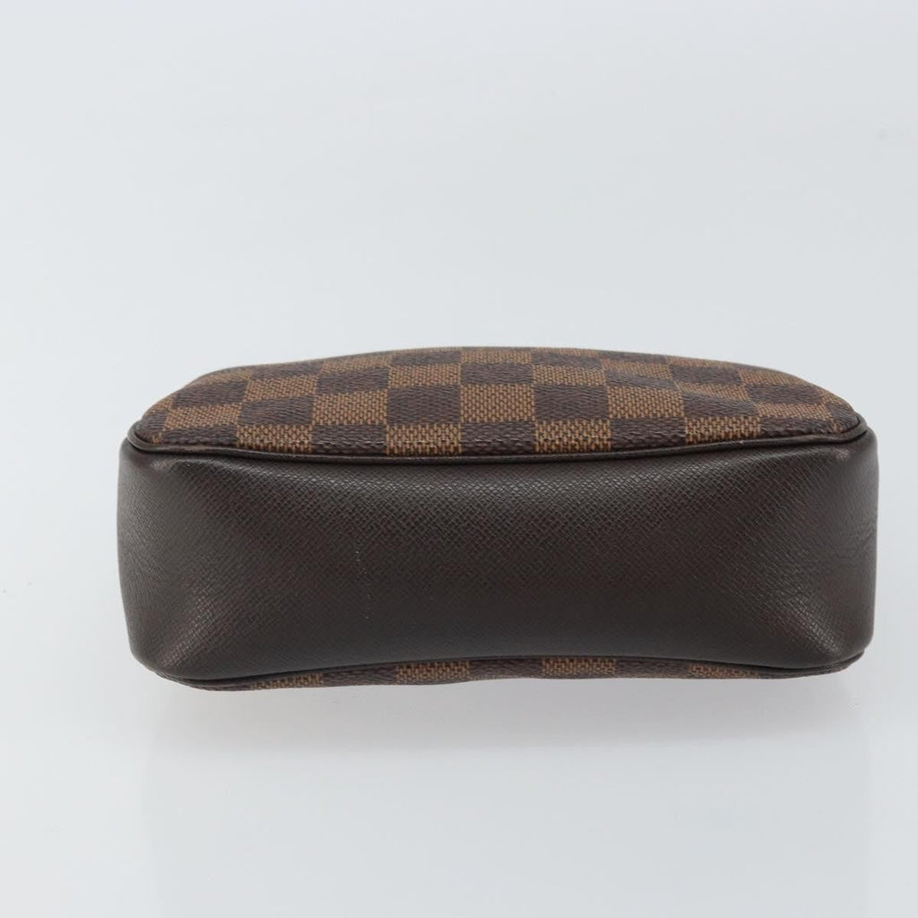 Louis Vuitton Trousse Make Up Bag Damier Canvas Brown Canvas Clutche & Pouche Bag (Pre-Owned)
