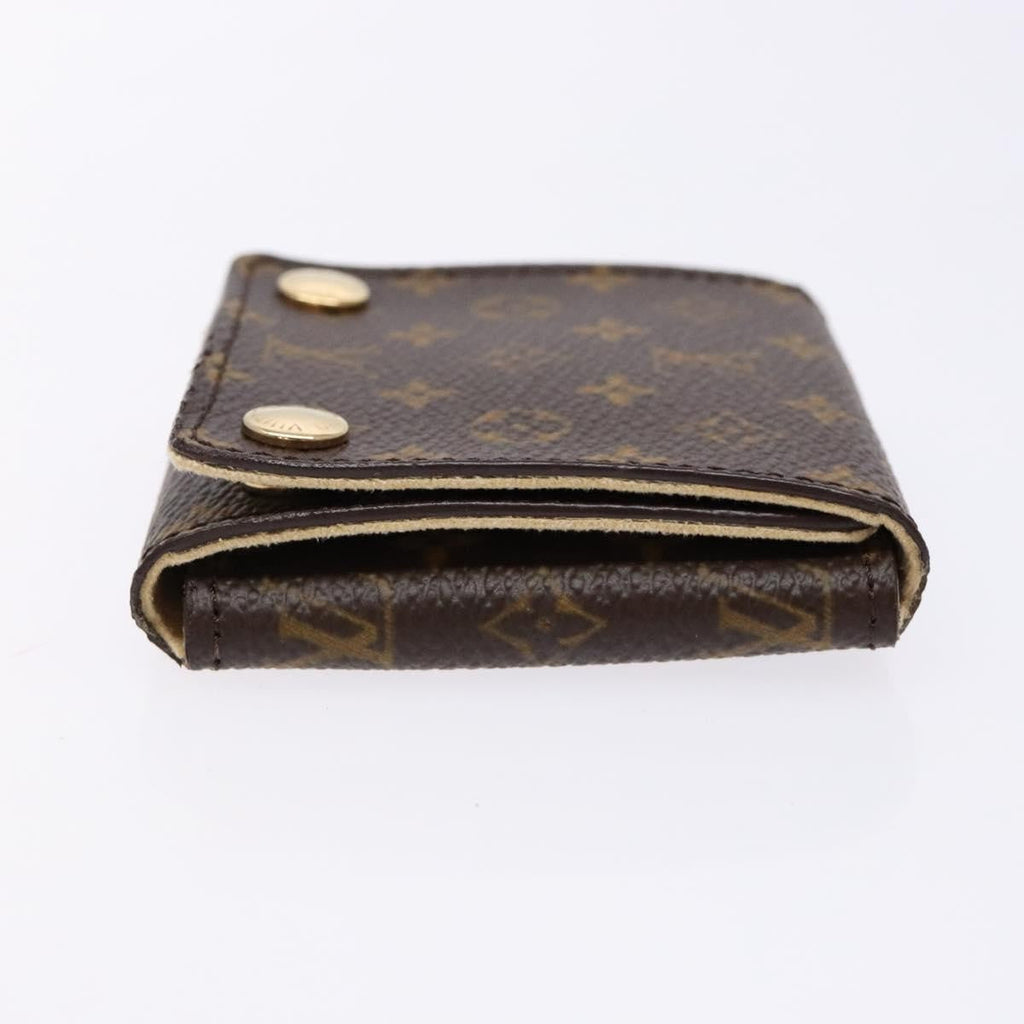 Louis Vuitton Case Jewelry Box Canvas Brown Canvas Wallets Accessory (Pre-Owned)