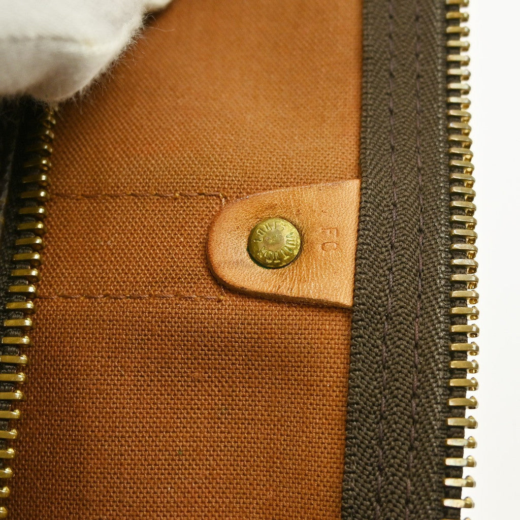 Louis Vuitton Keepall Bag Monogram Canvas Brown Canvas Travel Bag Bag (Pre-Owned)