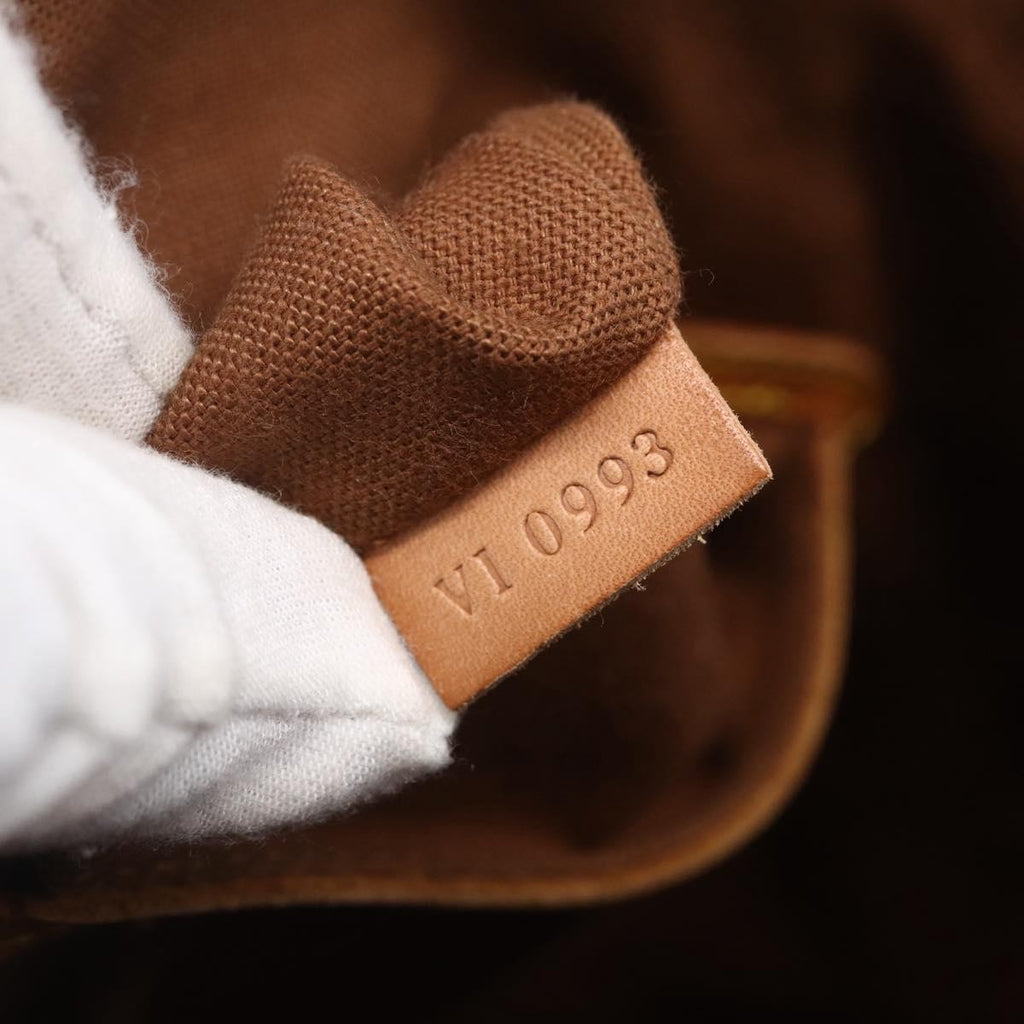 Louis Vuitton Vintage Alma Handbag Monogram Canvas Brown Canvas Handbag (Pre-Owned)