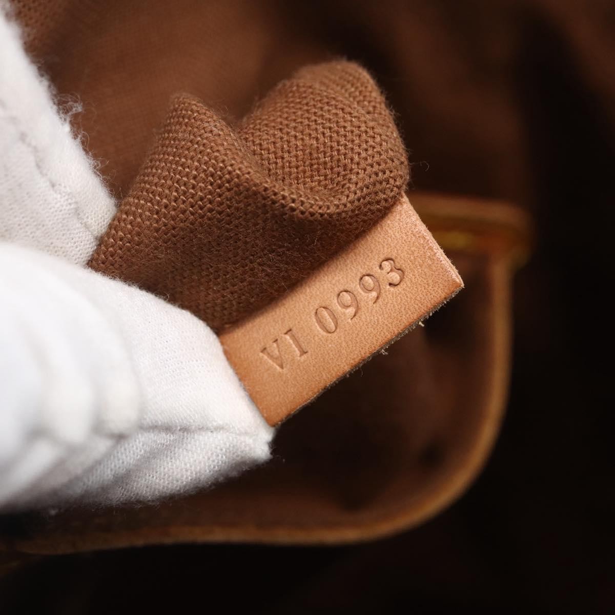 Louis Vuitton Vintage Alma Handbag Monogram Canvas Brown Canvas Handbag (Pre-Owned)