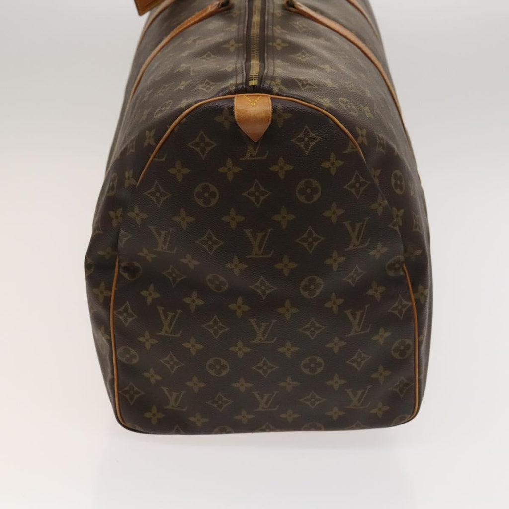 Louis Vuitton Keepall Bag Monogram Canvas Brown Canvas Travel Bag Bag (Pre-Owned)