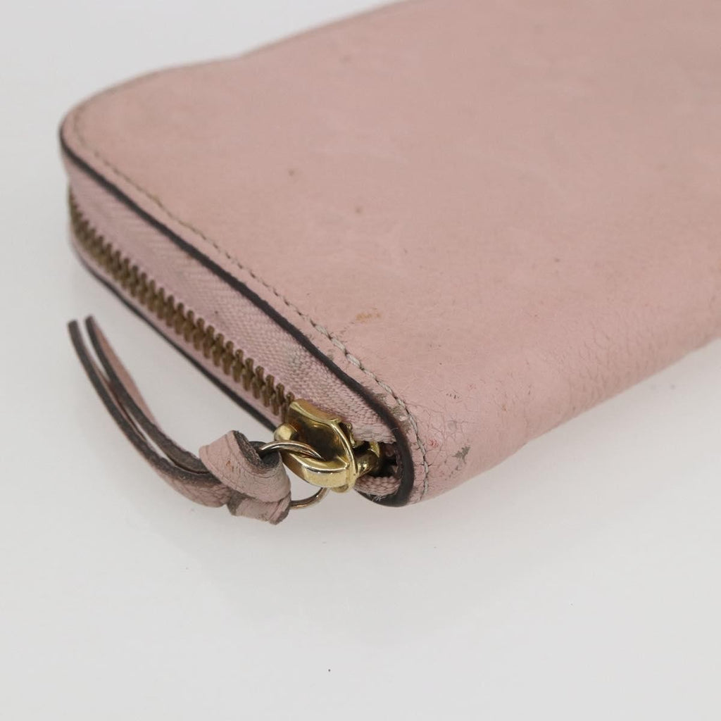 Louis Vuitton Clemence Wallet Monogram Empreinte Leather Pink Leather Wallets Accessory (Pre-Owned)