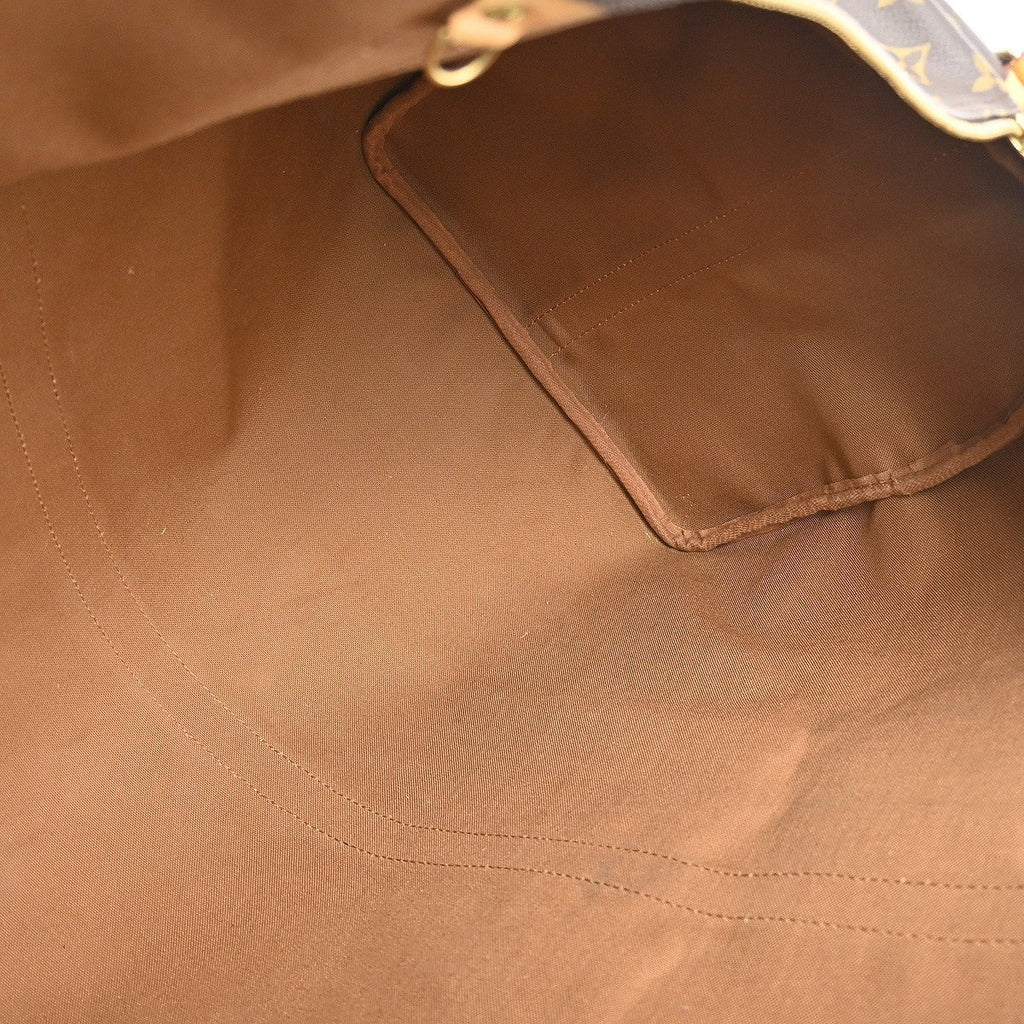 Louis Vuitton Keepall Bag Monogram Canvas Brown Canvas Travel Bag Bag (Pre-Owned)