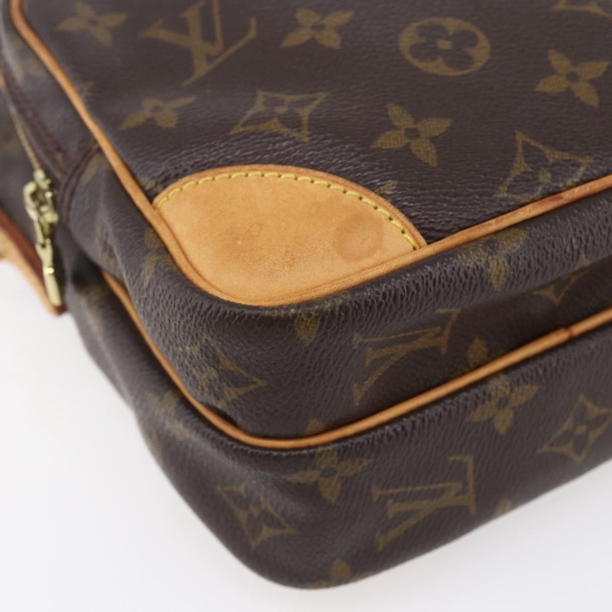 Louis Vuitton Amazone Bag Monogram Canvas Brown Canvas Shoulder Bag Bag (Pre-Owned)