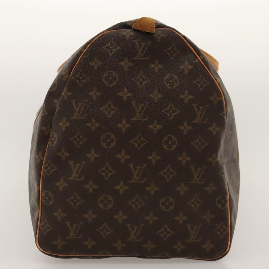 Louis Vuitton Keepall Bag Monogram Canvas Brown Canvas Travel Bag Bag (Pre-Owned)