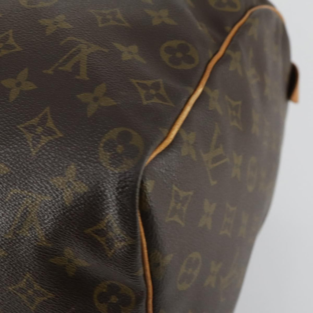 Louis Vuitton Keepall Bag Monogram Canvas Brown Canvas Travel Bag Bag (Pre-Owned)