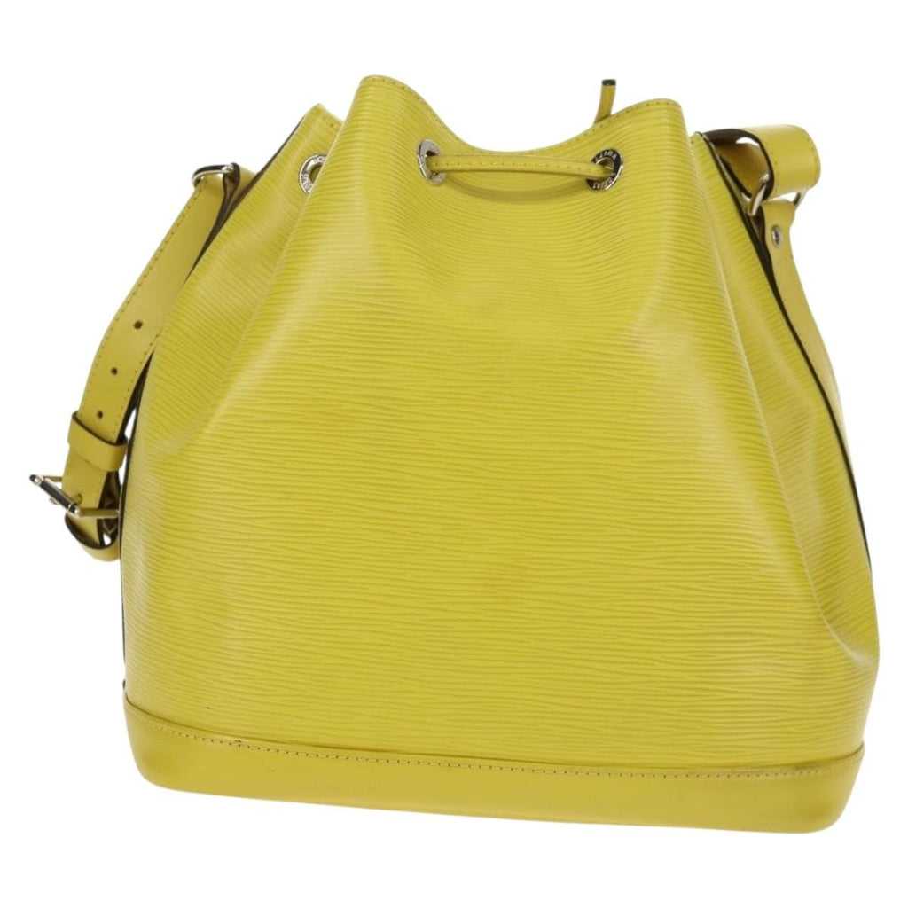 Louis Vuitton Petit Noe Handbag Epi Leather Green Leather Shoulder Bag Bag (Pre-Owned)