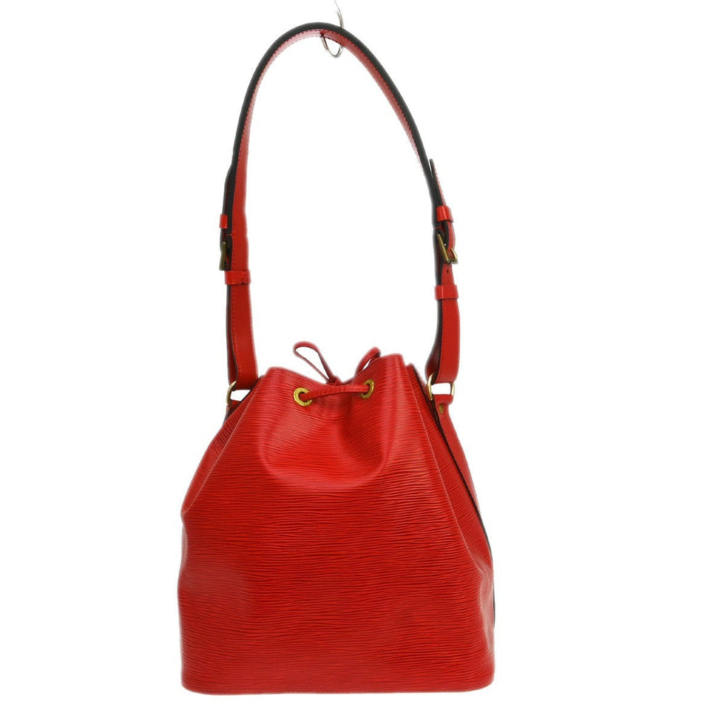 Louis Vuitton Petit Noe Handbag Epi Leather Red Leather Shoulder Bag Bag (Pre-Owned)