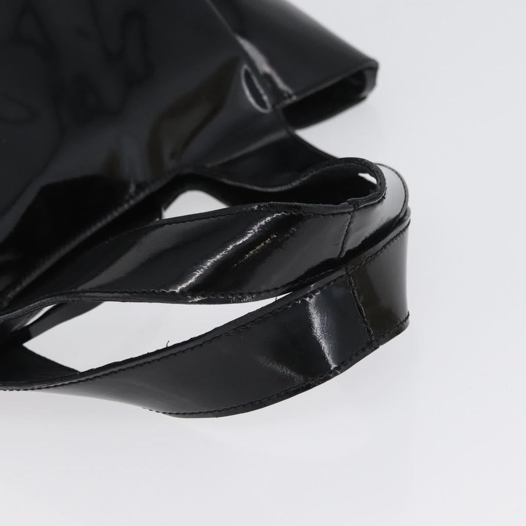 Prada Vintage Handbag Patent Leather Black Patent_Leather Handbag (Pre-Owned)