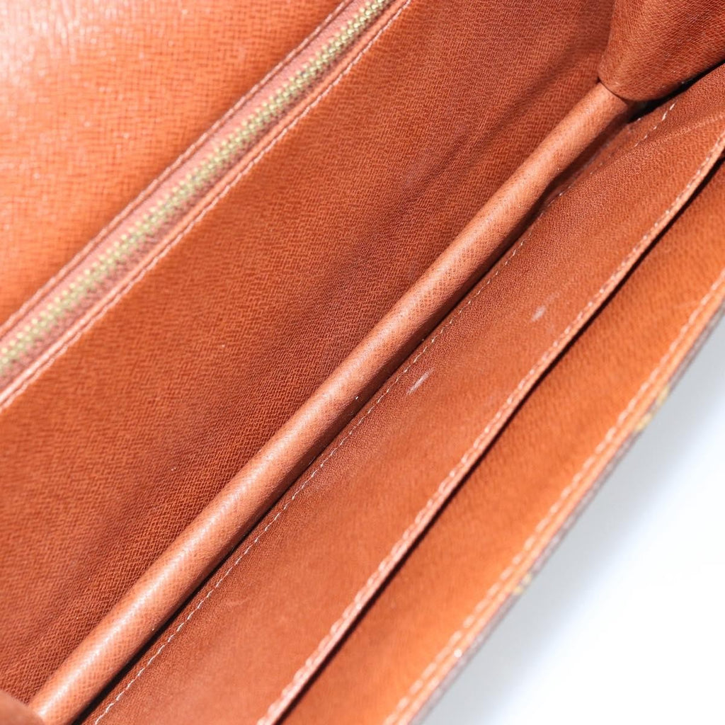 Louis Vuitton Dame Pochette Monogram Canvas Brown Canvas Clutche & Pouche Bag (Pre-Owned)