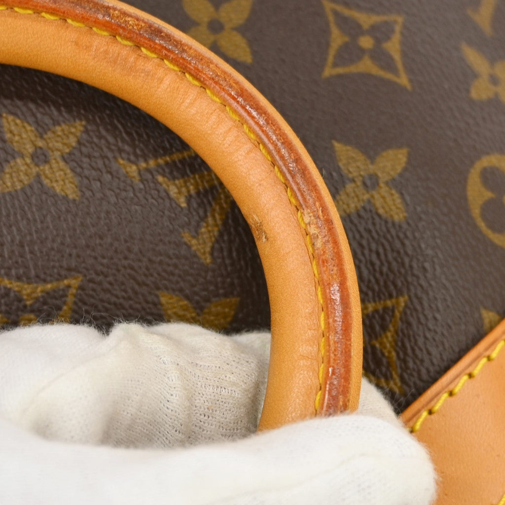 Louis Vuitton Keepall Bag Monogram Canvas Brown Canvas Travel Bag Bag (Pre-Owned)