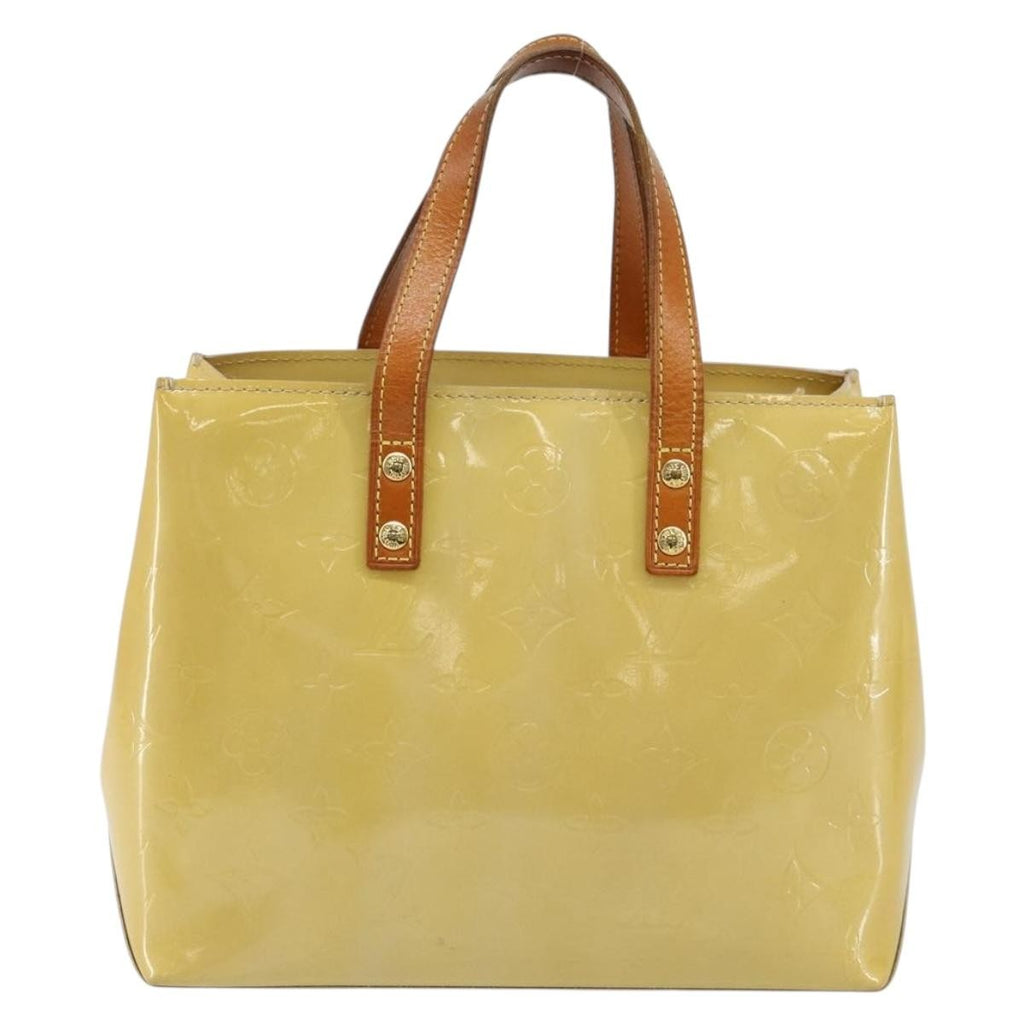 Louis Vuitton Reade Handbag Monogram Vernis Beige Patent_Leather Bag (Pre-Owned)