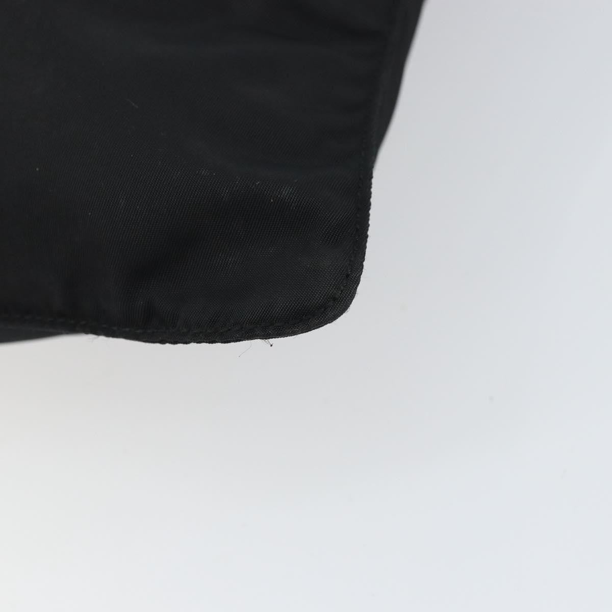 Prada Flat Messenger Bag Tessuto Black Nylon Shoulder Bag Bag (Pre-Owned)