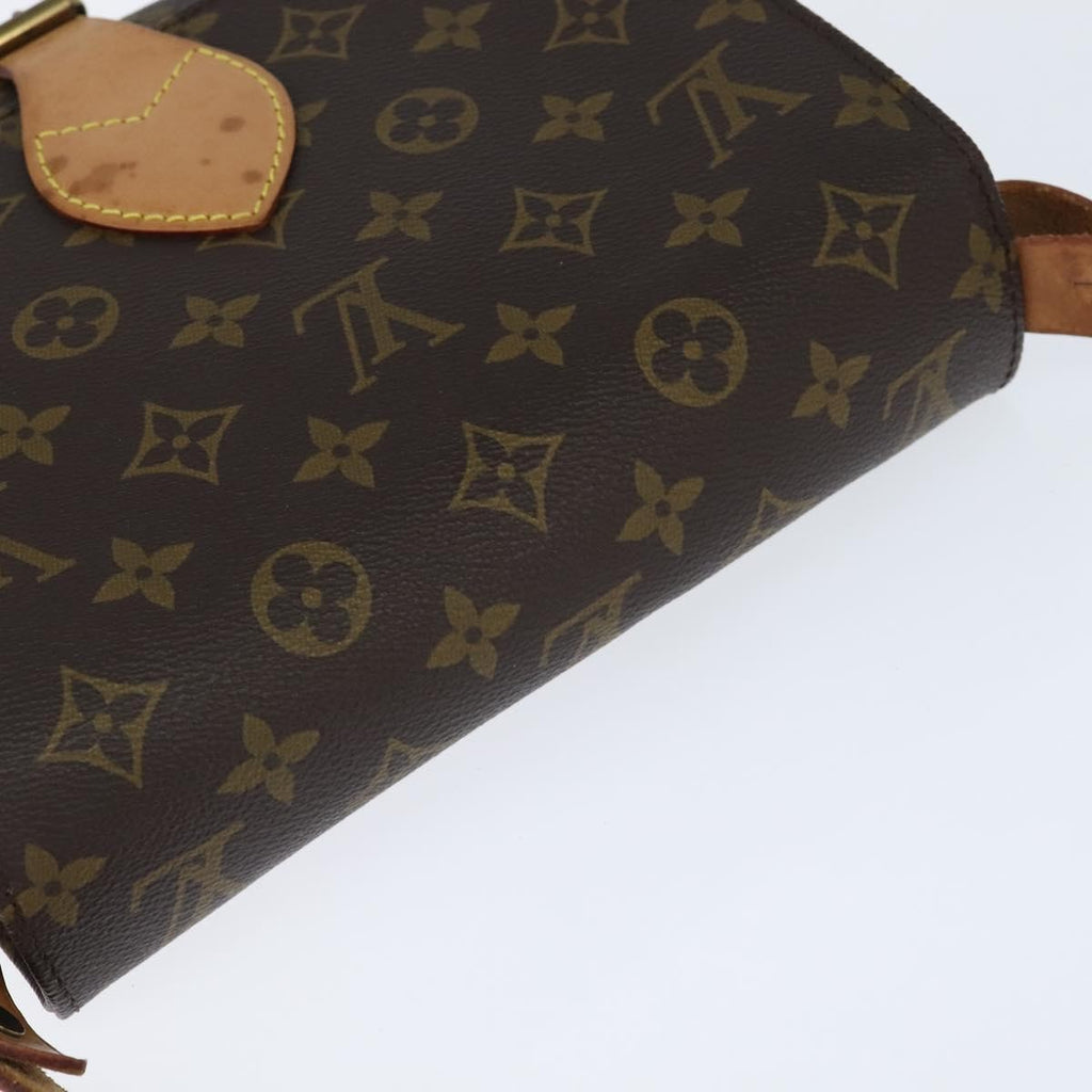 Louis Vuitton Cartouchiere Handbag Monogram Canvas Brown Canvas Shoulder Bag Bag (Pre-Owned)